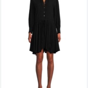 Zadig & Voltaire Black Long Ranil handkerchief mini size M new